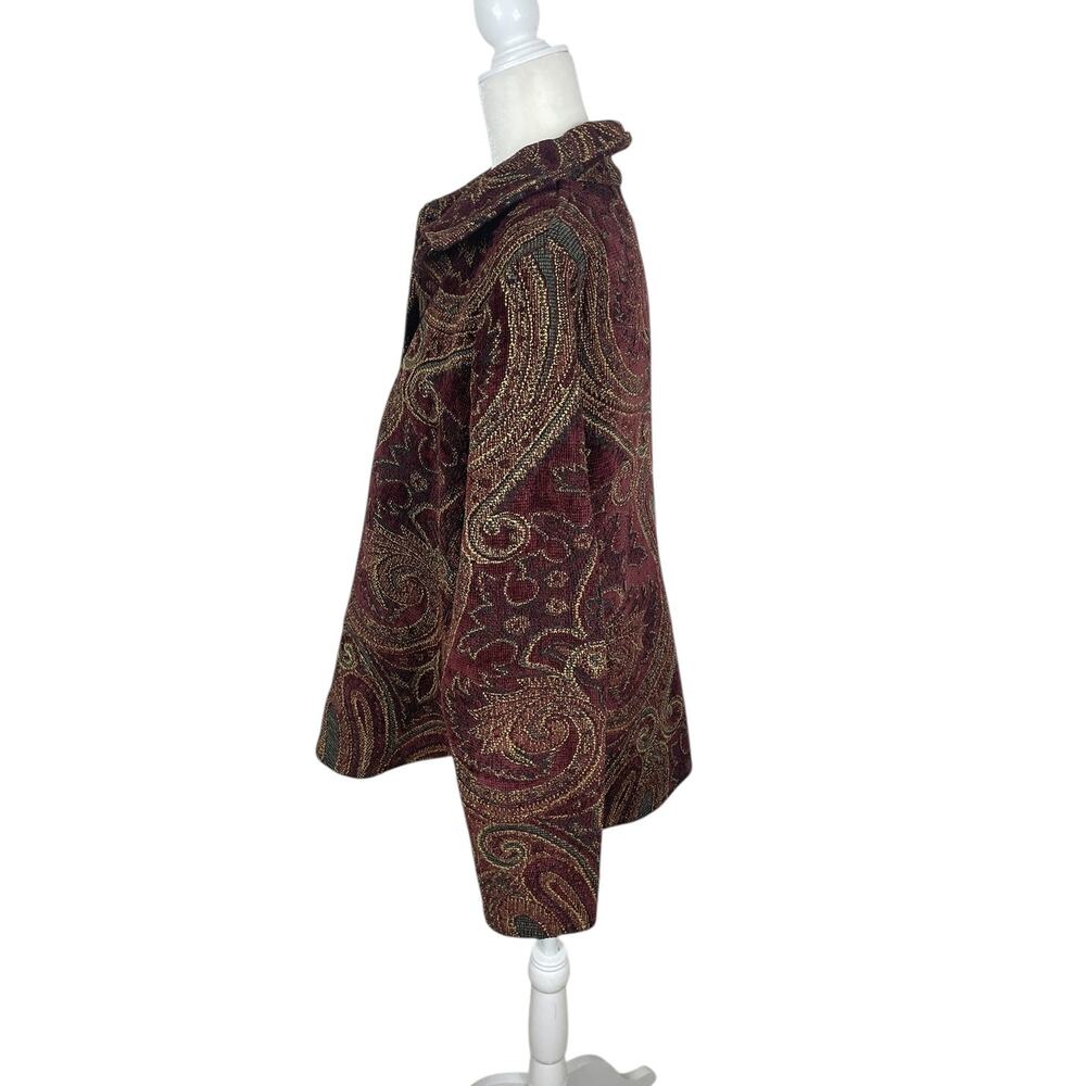 VTG Silverado New Mexico Paisley Tapestry Blazer Jacket Sz M Southwest Artsy USA - Picture 6 of 13